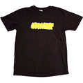 Overcast Yellow Logo Tee - Black