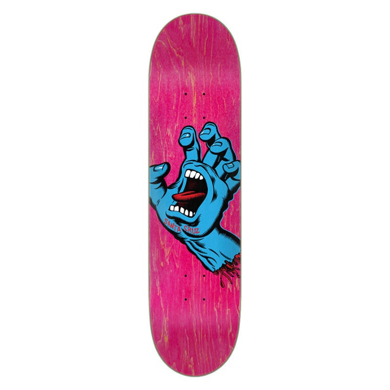 Santa Cruz Screaming Hand 7.8" Pink Deck