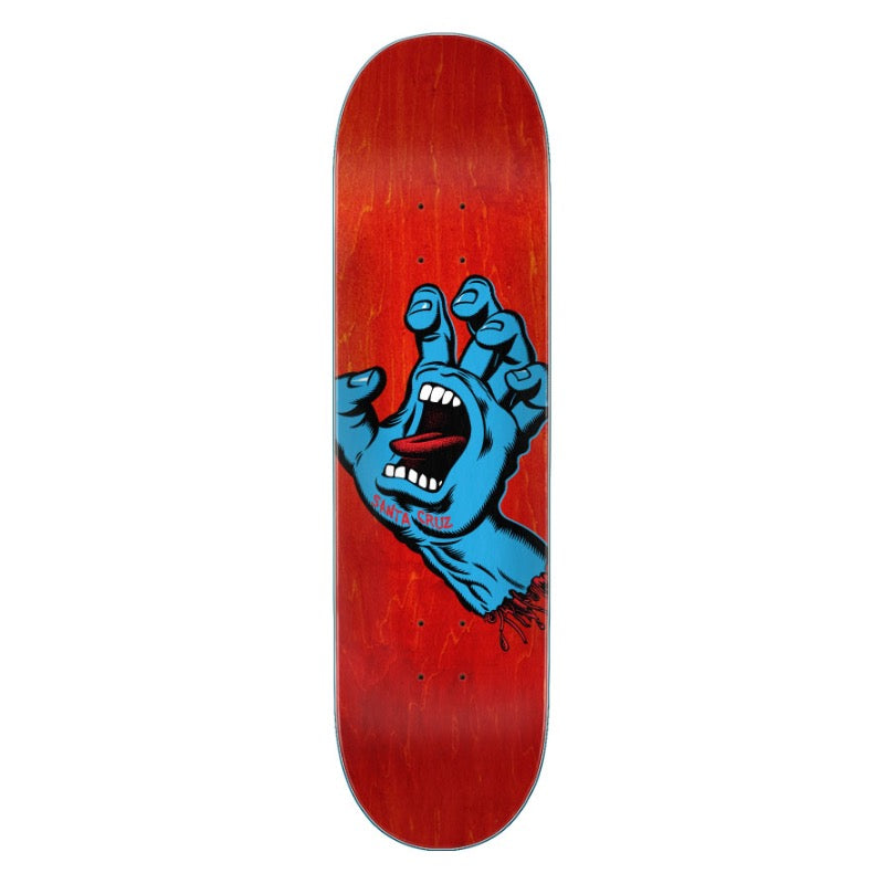 Santa Cruz Screaming Hand 8.0" Red Deck