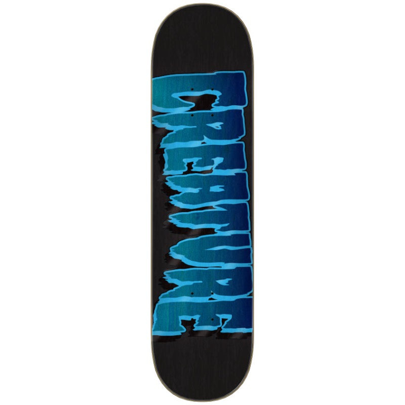 Creature Logo Outline Stumps Deck - blue 8.0"