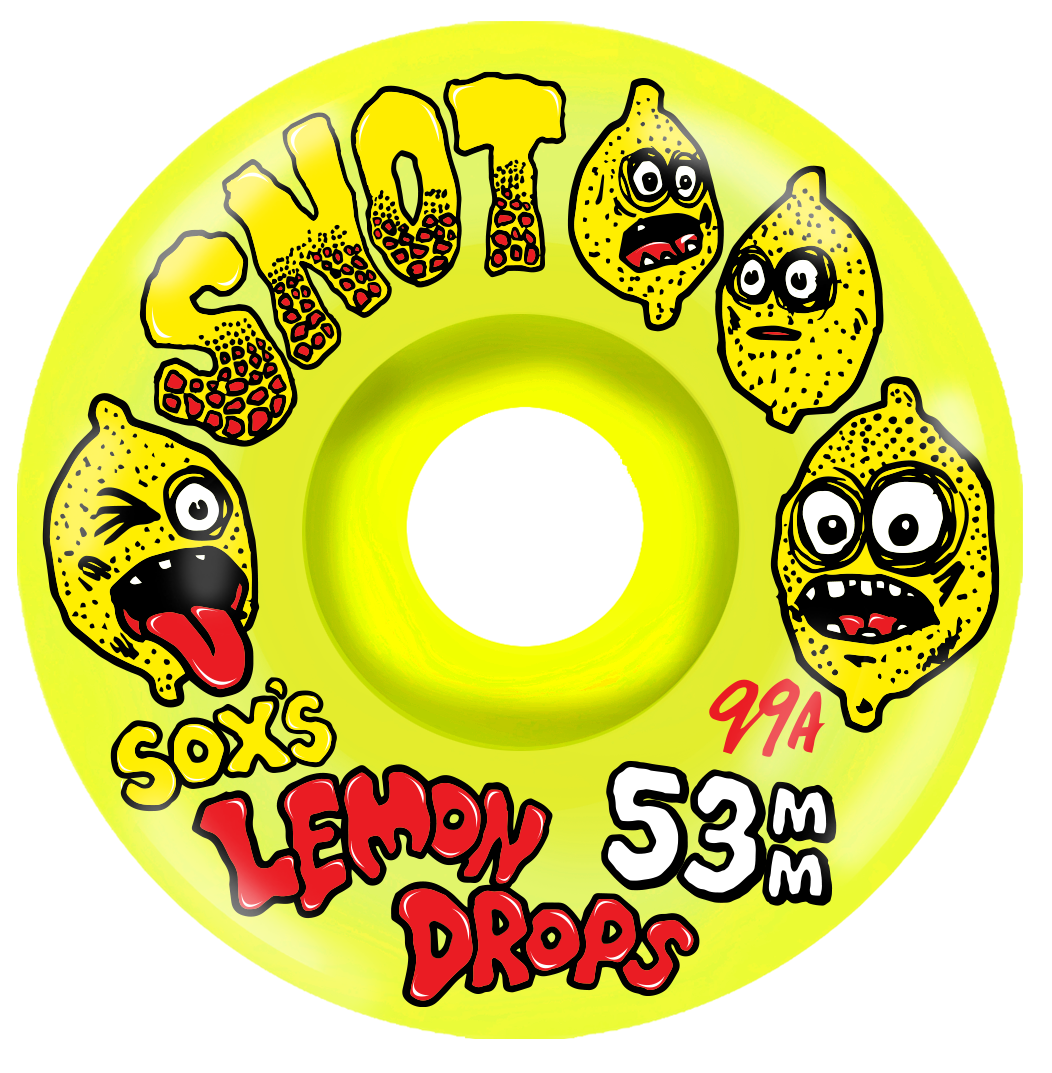 Snot Sox Lemon Drops Conical Wheels 53mm