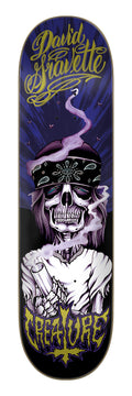 Creature Gravette Hippie Skull 20th Pro 8.3in x 32.2in Skateboard deck