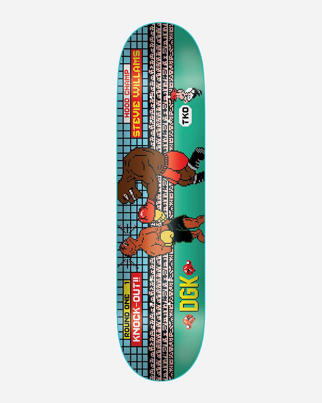 DGK 8-Bit TKO Stevie Skateboard 8.25 Deck