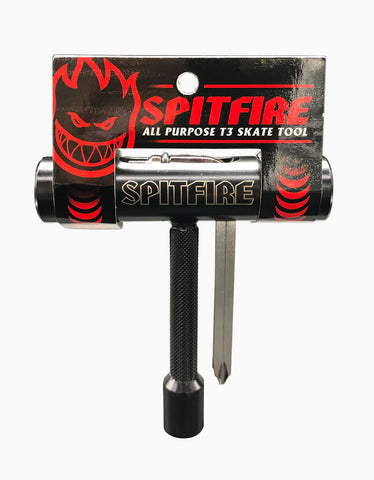 Black Skate tool made out of metal on a white background 