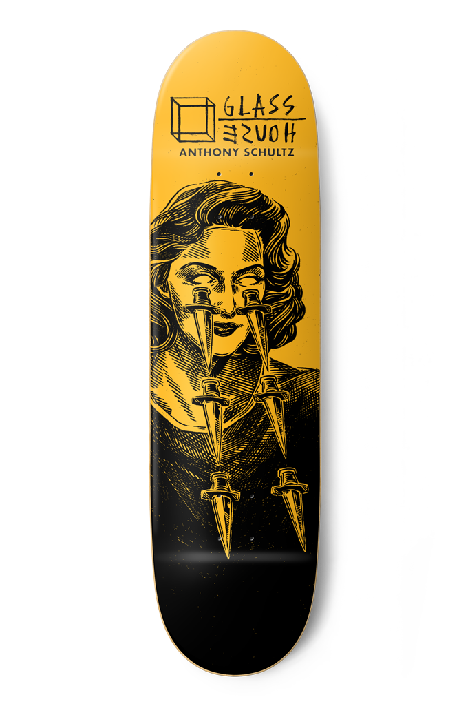 Glasshouse Skateboards SCHULTZ - DAGGERS 9.0 Deck